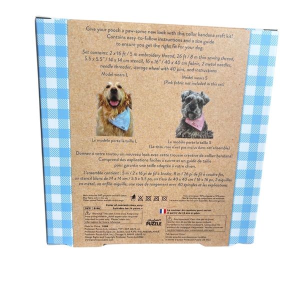 Easy Stitch DIY Dog Bandana Kit - Picture 2 of 5